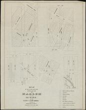 Map of Outlying Lots and Parcels of Land Near Harlem in the 12th Ward of the City of New York Belonging to Archibald Watt