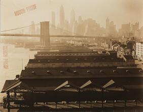 Manhattan Bridge: Docks and Skyline