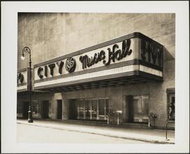 1260 Sixth Avenue. Radio City Music Hall. Marquee, 51st Street