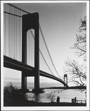 Verrazano Narrows Bridge. View from John Paul Jones Park