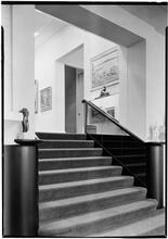 Whitney Museum of Modern Art. Detail of steps from gallery 4, side.