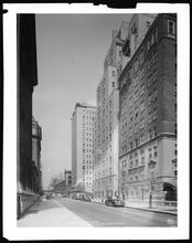 315 East 68th Street at 2nd Avenue, N.E. corner. View looking N.W. through 68th Street from 1st Avenue, to show neighborhood.