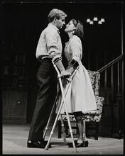 [Donald Madden as Jason Sample and Sharon Laughlin as Kathy Lacey in "One by One".]