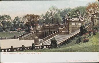 Terraces, Central Park.  New York.