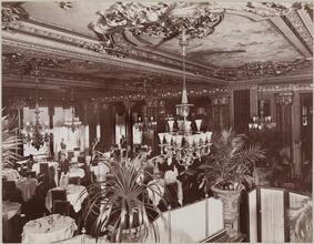 Hotels, Hotel Savoy, Dining Room.