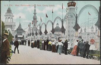West Promenade Luna Park, Coney Island.