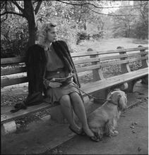 Men Are Such Wolves [Woman on a park bench.]