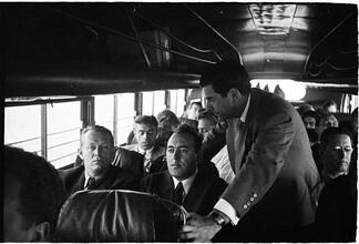 Vaughn Monroe [Inside the tour bus.]