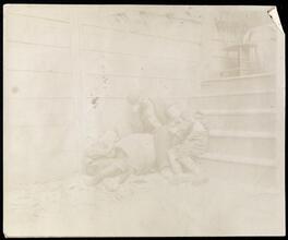 Street Arabs -- night boys in sleeping quarters.