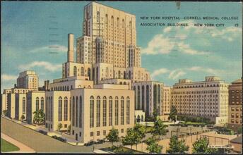 New York Hospital -- Cornell Medical College Association Buildings, New York City.