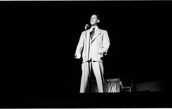 Vaughn Monroe [Monroe performing on stage.]