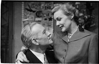 Goodbye My Fancy [Cast on stage. Madeleine Carroll as Agatha Reed.]