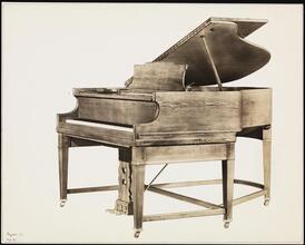 Pianos, Duo-Art Weber (Pine Wood), Design #3030.