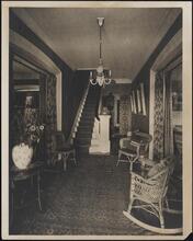 [Residence. Interior, entrance hall.]