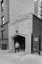 [Entrance to the 181st Street subway station.]