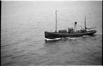 [Boat at sea.]