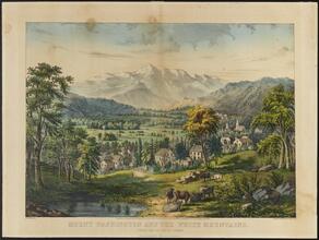 Mount Washington and the White Mountains, From the Valley of Conway.