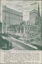 Trinity Building and Trinity Church, N.Y.