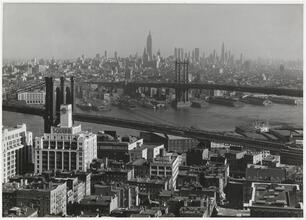 View of New York from roof of St. George Hotel.