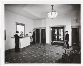 [Roosevelt Hospital, Main Entrance.]