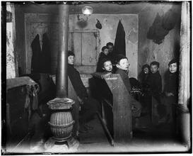 Talmud School in a Hester Street Tenement.