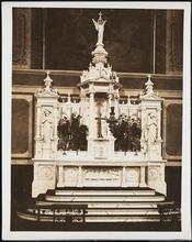 [Church. Interior, altar.]