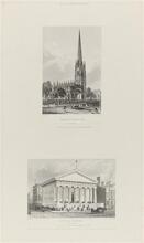 Trinity Church, Broadway and Custom House, Wall Street