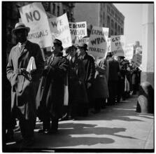 [Men protesting.]