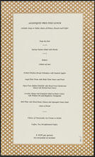 Algonquin [Lunch menu.]