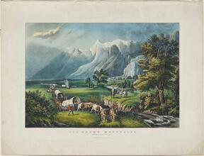 The Rocky Mountains: Emigrants Crossing the Plains