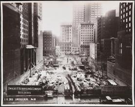 42nd St. Side [Lincoln Building construction.]
