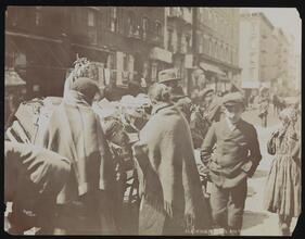Clothing Pedlars on Hester St, N.Y.