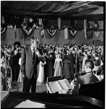 Vaughn Monroe [Monroe performing on stage.]