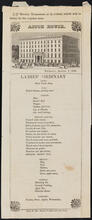 Astor House. Ladies' Ordinary