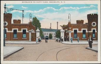 Entrance to Navy Yard, Brooklyn, N. Y.