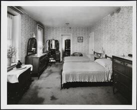[Residence. Interior, bedroom.]