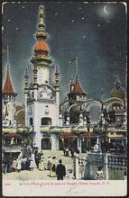 Luna Park, Cafe Boxes by Night, Coney Island, N. Y.