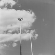 [Flagpoles, New York World's Fair.]