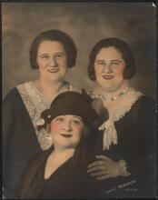 [Sophie Tucker with two unidentified women.]
