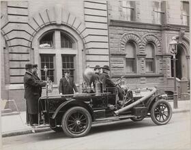 City Departments, Fires & Firefighting, Emergency Truck.