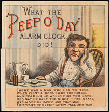 What the "Peep O'Day" Alarm Clock Did!