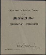 Directory of Official Guests of the Hudson-Fulton Celebration Commission