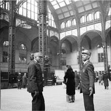 Red Caps, Pennsylvania Station, 1940.