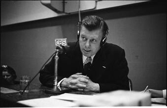 Arthur Godfrey [Godfrey hosting his radio show.]