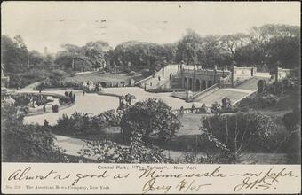 Central Park ; "The Terrace". New York