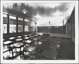 [St. Augustine's Parochial School, Larchmont, N.Y., Second Grade Classroom.]