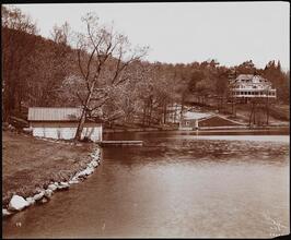 Tuxedo Park, N.Y., Residences, Churches, Depot, Boating.