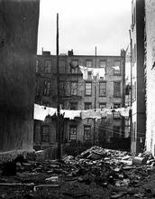Untitled [Backyard of Rubble and Laundry]
