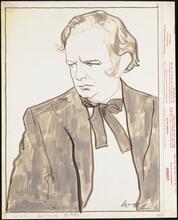 [Ed Begley as Matthew Harrison Brady in "Inherit the Wind".]