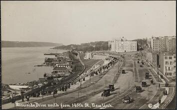 Riverside Drive north from 145th St. New York.